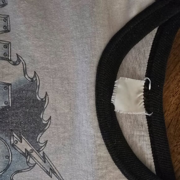 Ultra Rare W.A.S.P. 80s Glam Rock Last Commando Concert/Tour 3/4 Jersey Shirt! - Picture 7 of 16